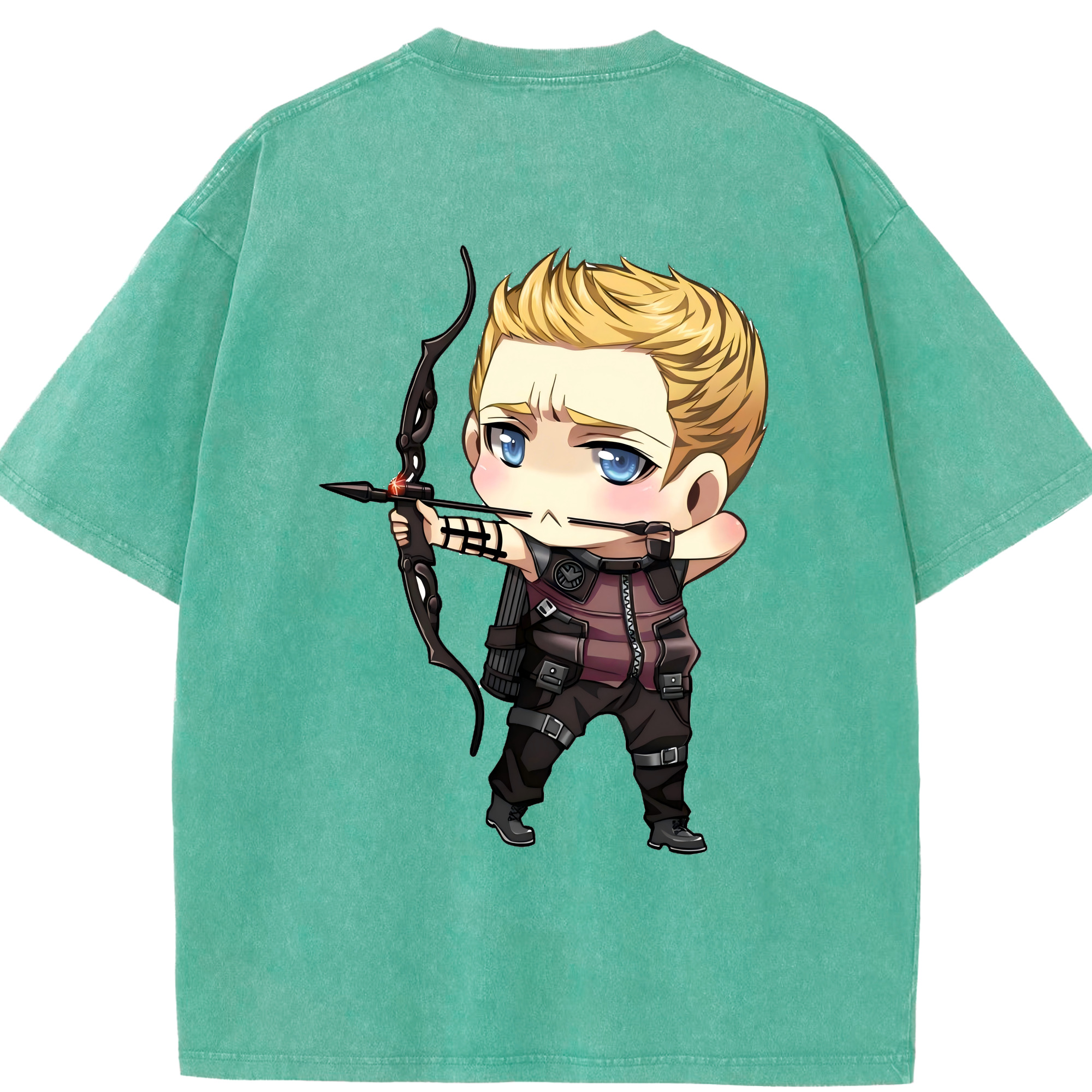 （画像用） アベンジャーズ The Avengers 綿100% ヴィンテージ風 半袖Tシャツ（背面プリント）